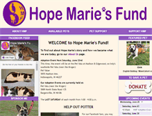 Tablet Screenshot of hopemariesfund.org